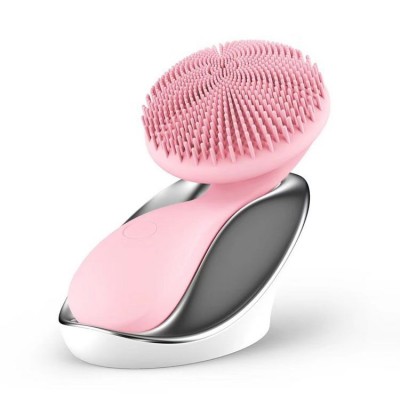 2020 Newest Skin Care Tools Portable Electric Ruyi Stereo Rotating Magnetic Beads Sound-wave Face Massage Cleansing Brush