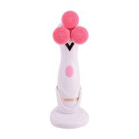 2020 Electric Face Beauty Clean Silicon Cleanser Face Washing Cleaning Scrubber Sonic Silicone Facial Brush