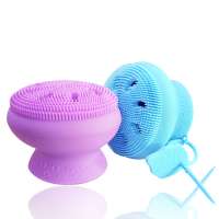 Jellyfish Wholesale Professional Face Cleaning Brush Soft Silicone Facial Brush